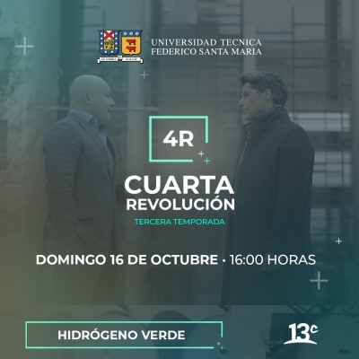 "HIdrógeno verde, un desafío para Chile", Profesor MEE participa en programa Cuarta Revolución 4R
